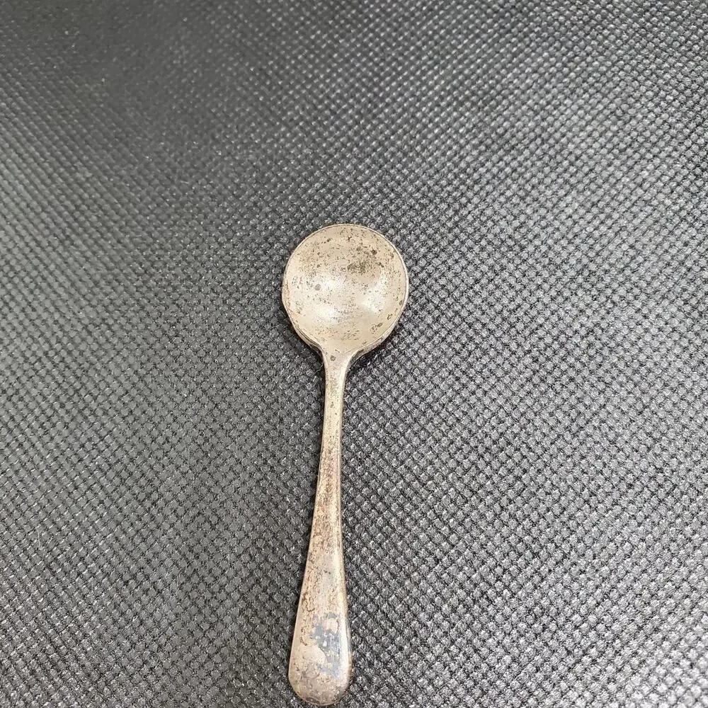 Vintage Silver Plated Condiment Spoon